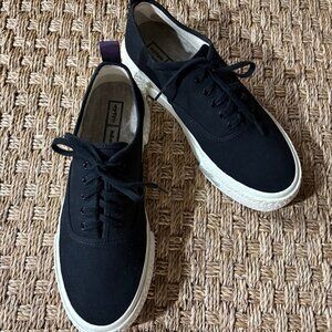 Eytys x H&M Mother canvas platform sneaker in Black UNISEX